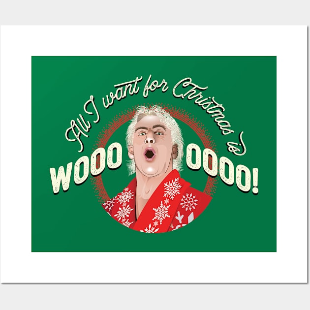 All I Want for Christmas is WOOOO! Wall Art by FITmedia